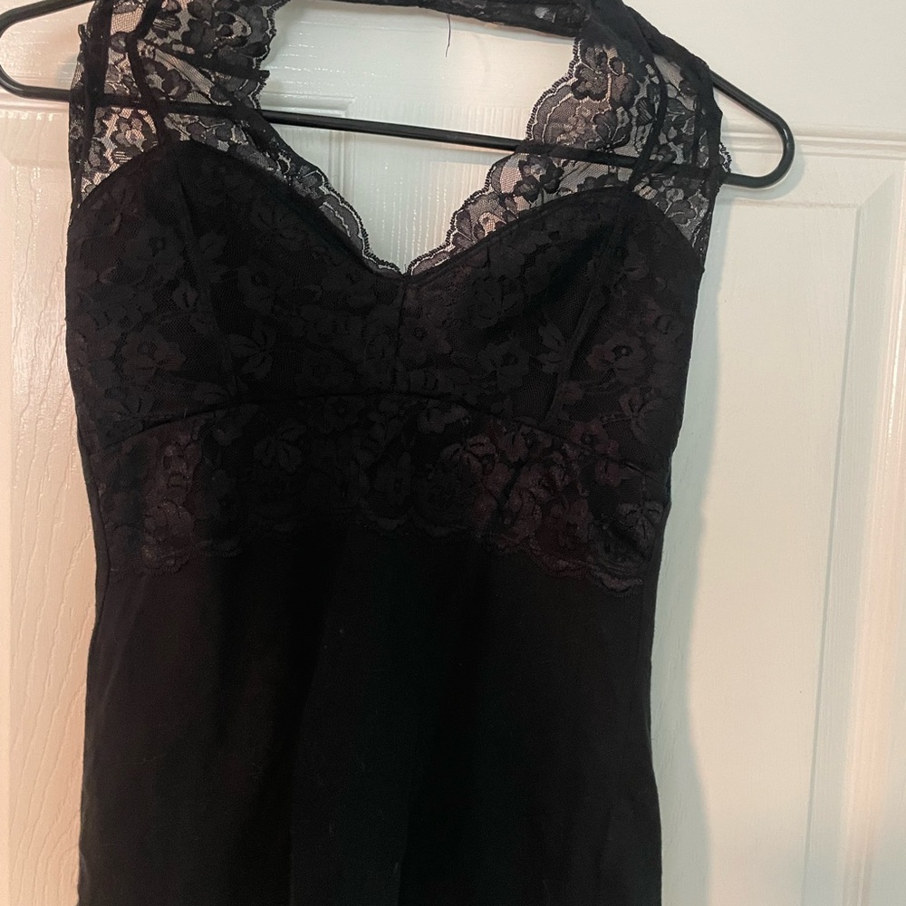 Elegant Black Halter Top